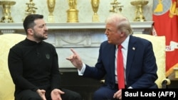 Зеленский и Трамп в Овальном кабинете 28 февраля 2025 года